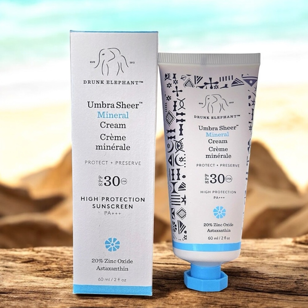 NEW DRUNK ELEPHANT UMBRA SHEER Mineral Cream SPF 30 SUNSCREEN 2oz/60mL